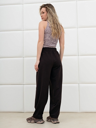 Женские брюки Бейс Б-077 / тёмно-коричневый