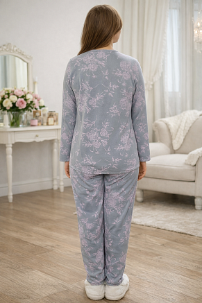 Женский костюм 39064 / серый