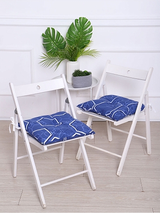 Подушка на стул / Геометрия свечения