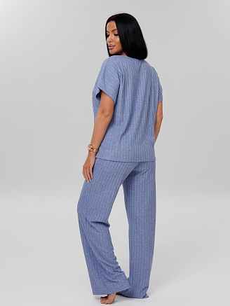 Женский костюм К-214 (Каш) / Синий