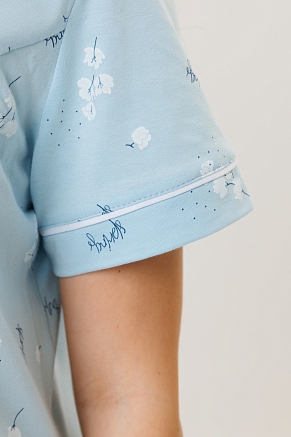 Женская ночная сорочка 1976/3 / Голубой