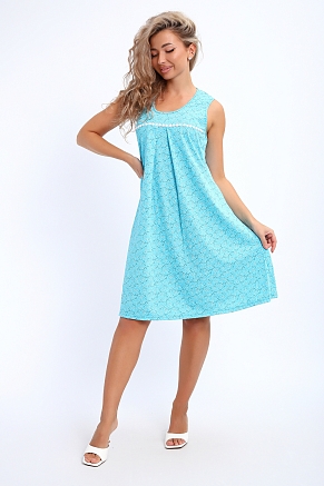 Женская сорочка 30138 / бирюза