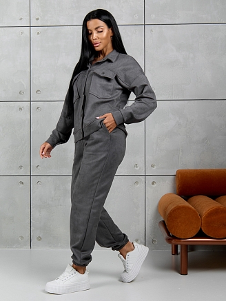 Женский костюм мод.2070/4 / Серый