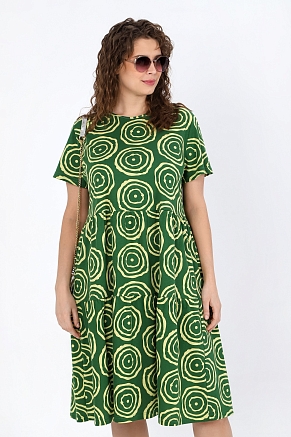 Женское платье Лабиринт-1 / зелёный