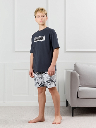 Детский костюм Олимп-2 КМ-216 / графитовый