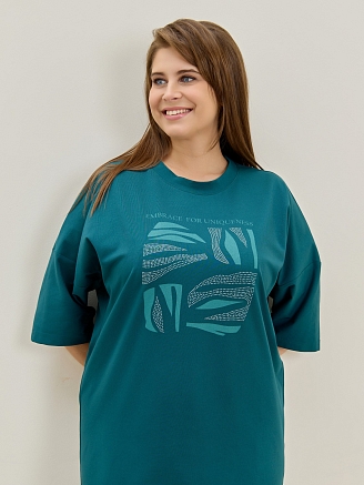 Жеская туника Прима / изумрудный