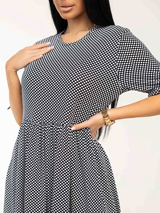 Женское платье мод.1872/12 / Черный