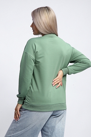 Женская толстовка 80047 / фисташка