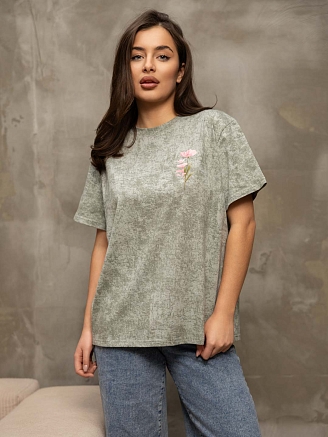 Женская футболка мод.2156/3 / Ментол