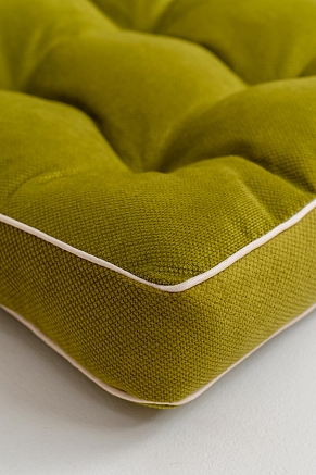 Подушка на стул с бортом / Горчица