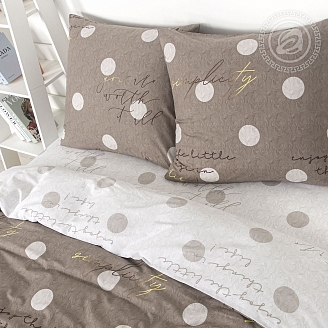 Постельное бельё поплин De Luxe Эстель