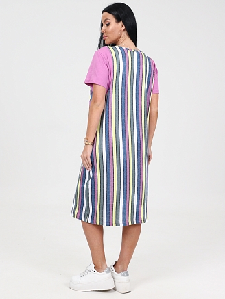 Женское платье Страйк ПлК-52 / Желтая полоса