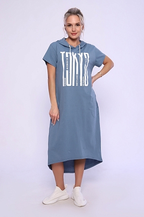 Женское платье TOKYO 494 / Серо-голубой