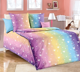 Покрывало детское перкаль / Школьная любовь 1