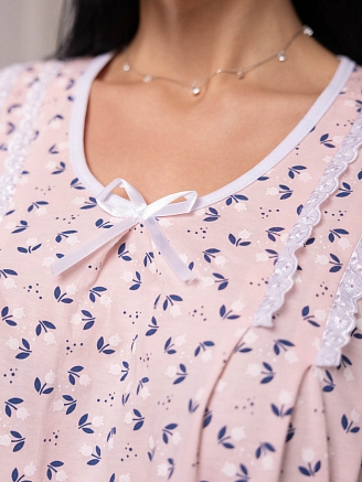 Женская ночная сорочка мод.2071/3 / Розовый