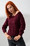 Женский джемпер 84503 / бордовый