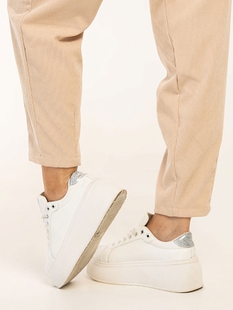 Женские брюки мод.1440/21 / Бежевый