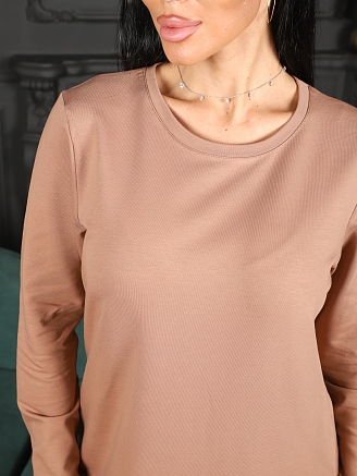 Женское платье мод.2080/2 / Темно-бежевый