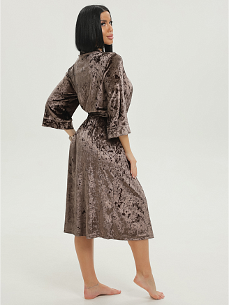 Женский халат Топаз / Кофе