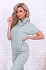 Женский костюм с брюками 27312 / ментол №12
