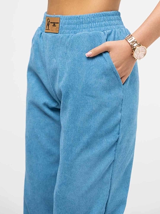 Женские брюки мод.1936/2 / Голубой