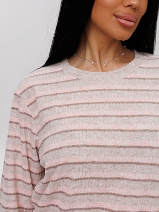 Женский костюм К-219(М) / Розовый (полосы)