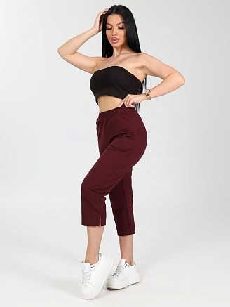 Женские бриджи Портленд / винный