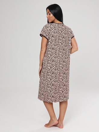 Женский халат ХМ-632 / Коричневые пятна