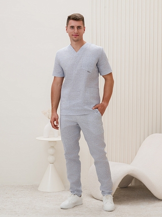 Костюм медицинский мужской М-148-05 Рогожка