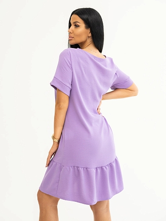 Женское платье мод.1425/10 / Сиреневый