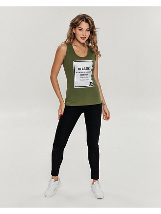 Женская майка Дюна / Хаки