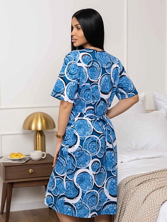 Женский халат мод.1781/9 / Синий