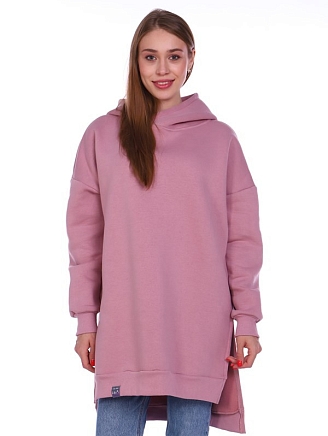 Женское платье-худи Меган / Сухая роза