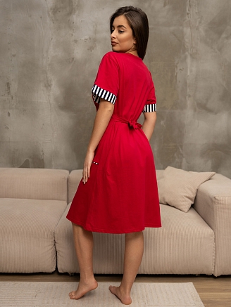 Женский халат мод.2119 / Бордовый