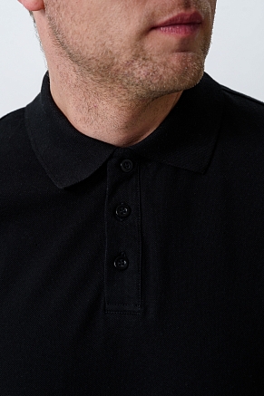 Футболка-поло мужская 14401 / черный