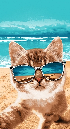 Полотенце банное вафельное №361 / Мечта