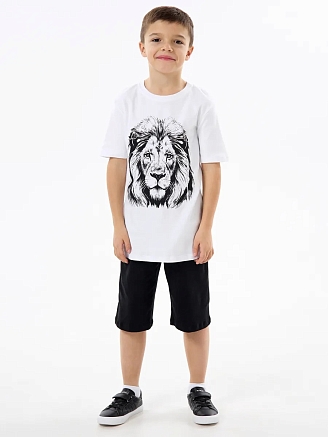 Детская пижама с шортами "Сорванец" / Лев
