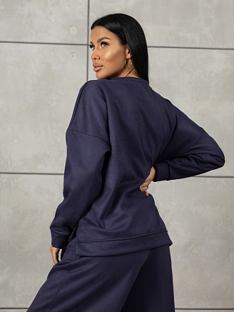 Женский костюм мод.2082/3 / Темно-синий