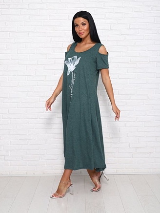 Женское платье Долли / Зеленый