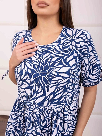 Женское платье мод.1872/22 / Синий