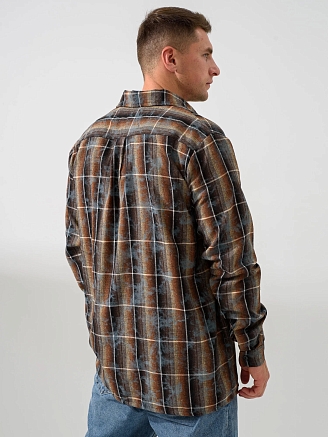 Мужская сорочка верхняя "Имидж" 2185-Ф / Коричневый