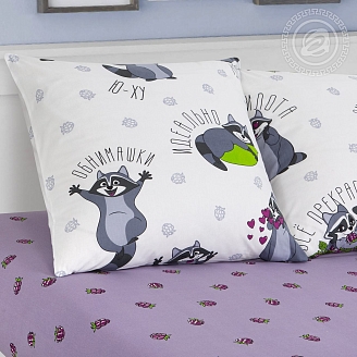 Детское постельное белье поплин арт.912 Енотики