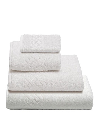 Полотенце махровое Донецкая Мануфактура ПЛ-01933 / Белый