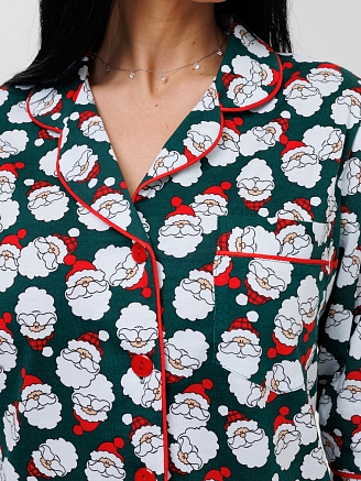 Женский костюм К-132(К) / Зеленый (санта)