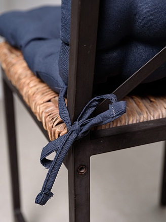 Подушка на стул со спинкой / Графит