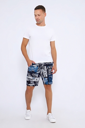 Мужские шорты 36828 / синий