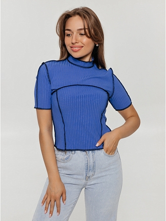 Женская футболка Клео / Василек