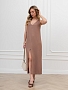 Женское платье Сибелла-1 ПЛ-416 / коричневый