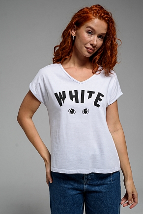 Футболка женская 7158/1 / белый+White