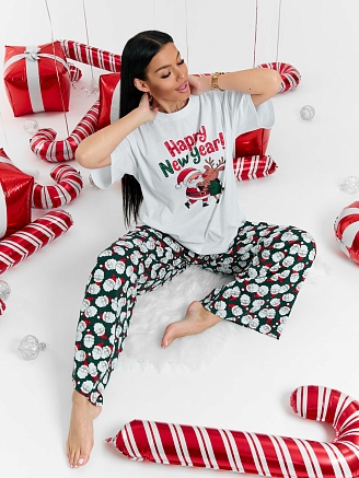 Женская пижама мод.2085/2 / Зеленый